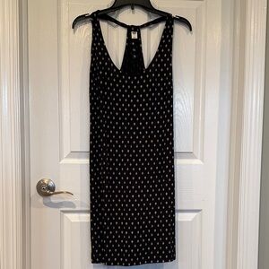Old Navy Black and White Patterned Dress